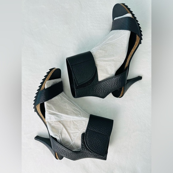 Pedro Garcia Open-Toe Ankle Strap Leather Heeled Sandal Size 39.5 or US 9.5 - Picture 5 of 11